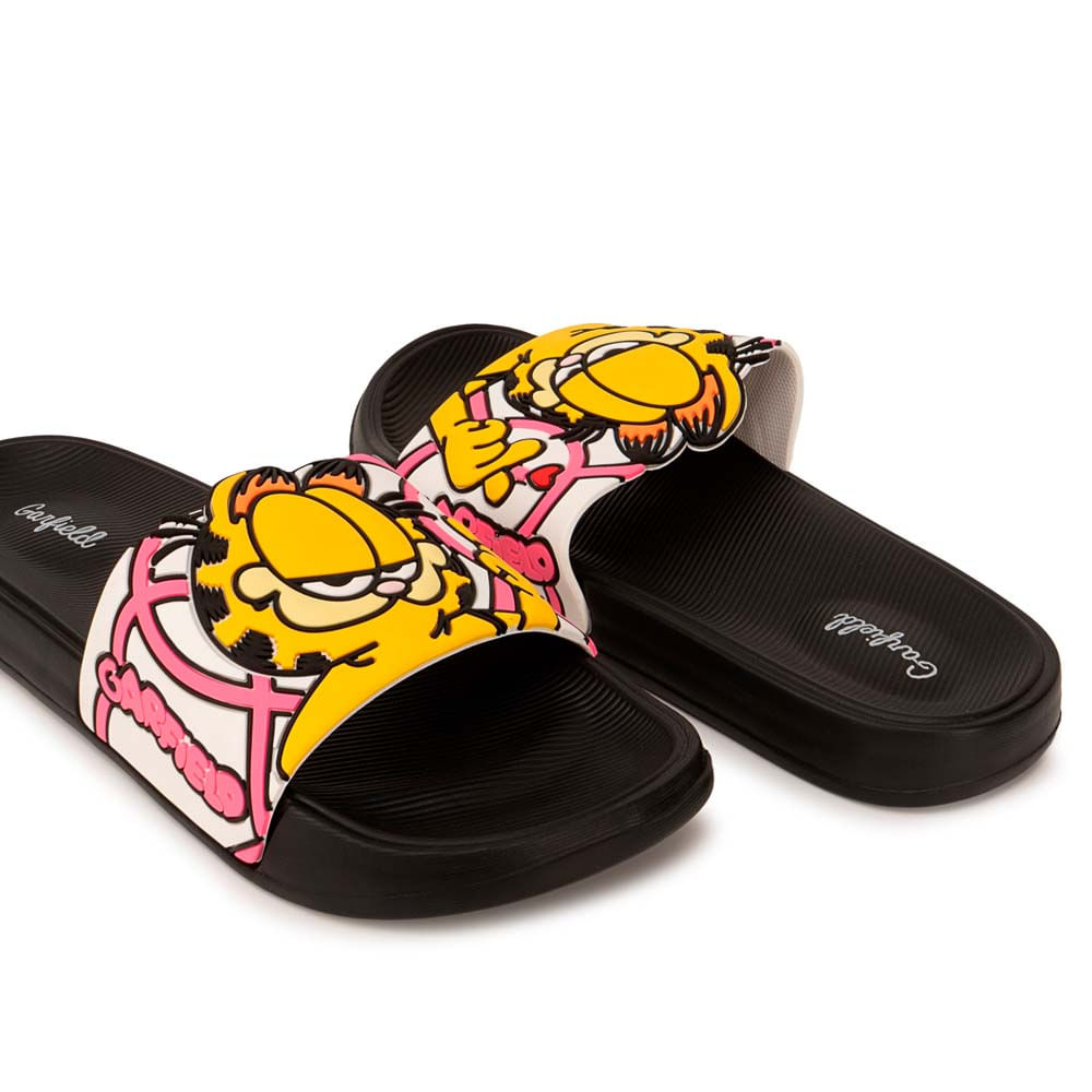 Sandalia Slide Casual 2GY-035 Negro Garfield - Imagen 3
