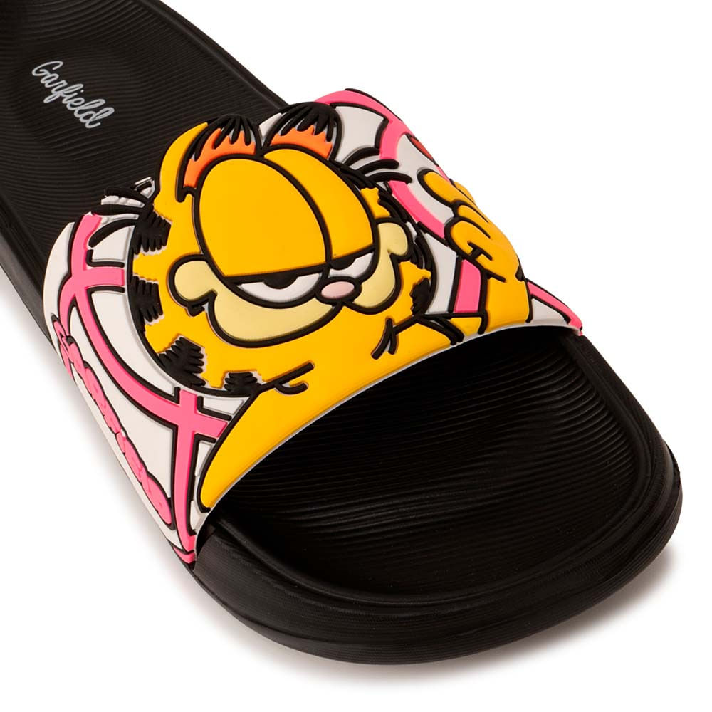 Sandalia Slide Casual 2GY-035 Negro Garfield - Imagen 2