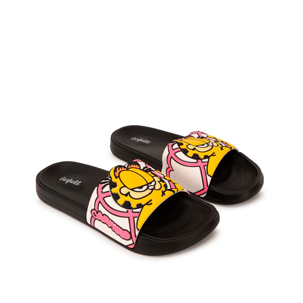 Sandalia Slide Casual 2GY-035 Negro Garfield - Imagen 4