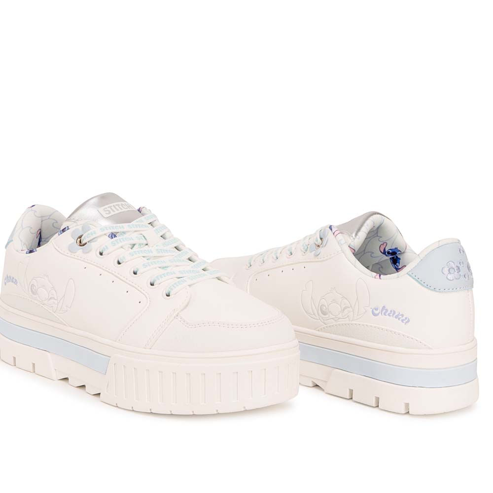 Zapatilla Casual 2TY-054 Blanco Stitch - Imagen 3