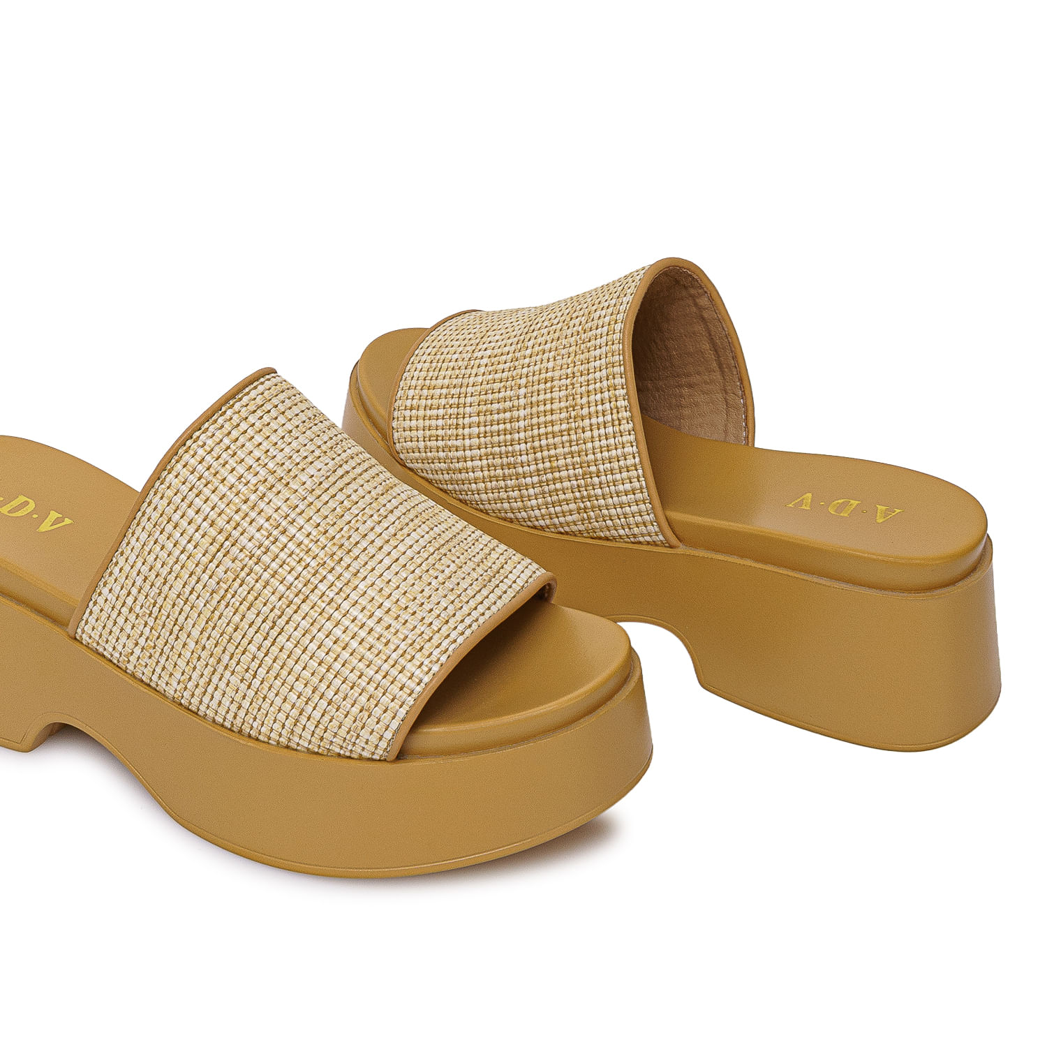 Sandalia Slide Casual ABY-2604 Beige ADV - Imagen 14