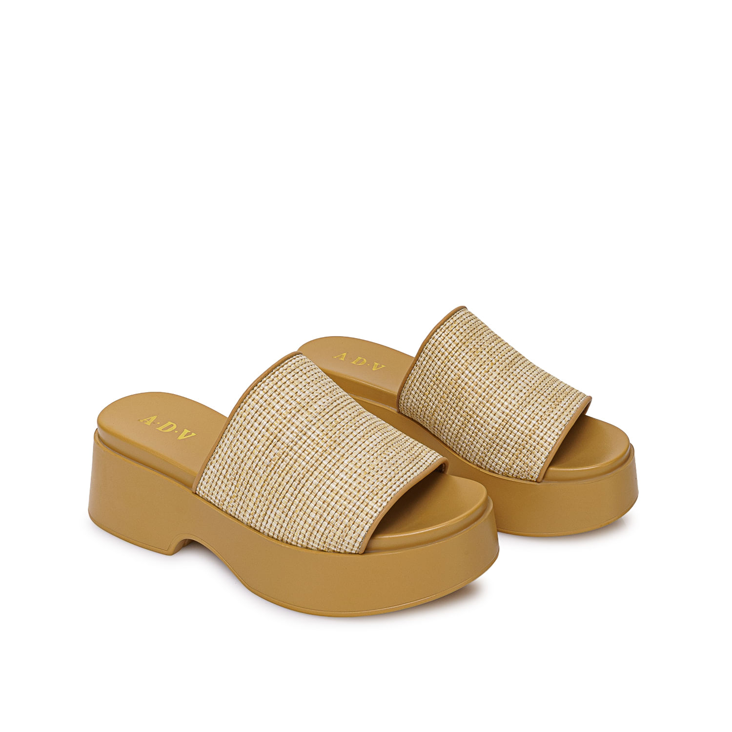 Sandalia Slide Casual ABY-2604 Beige ADV - Imagen 20