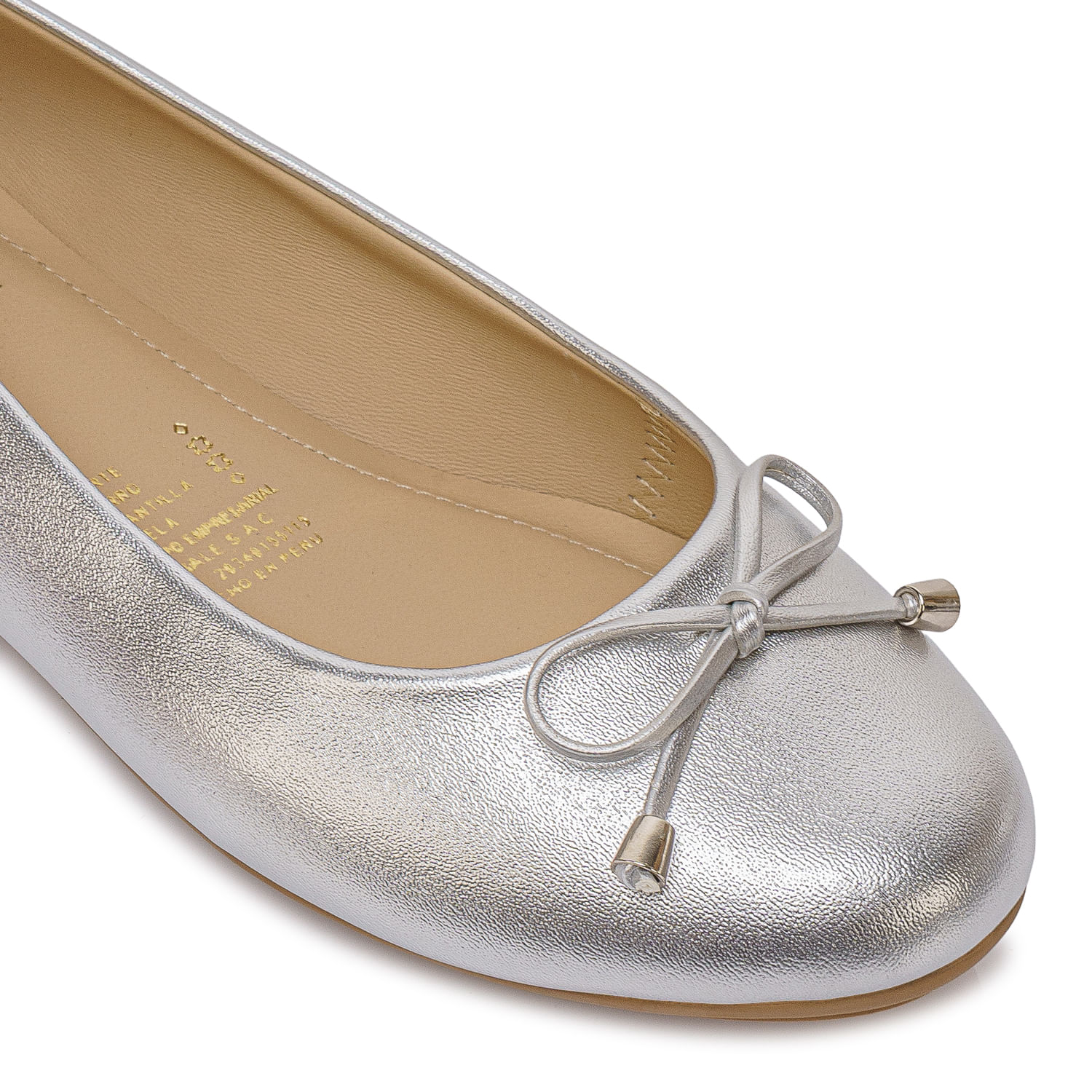 Zapato Ballerina Casual ALAY-2606 Plata Piazza - Imagen 6
