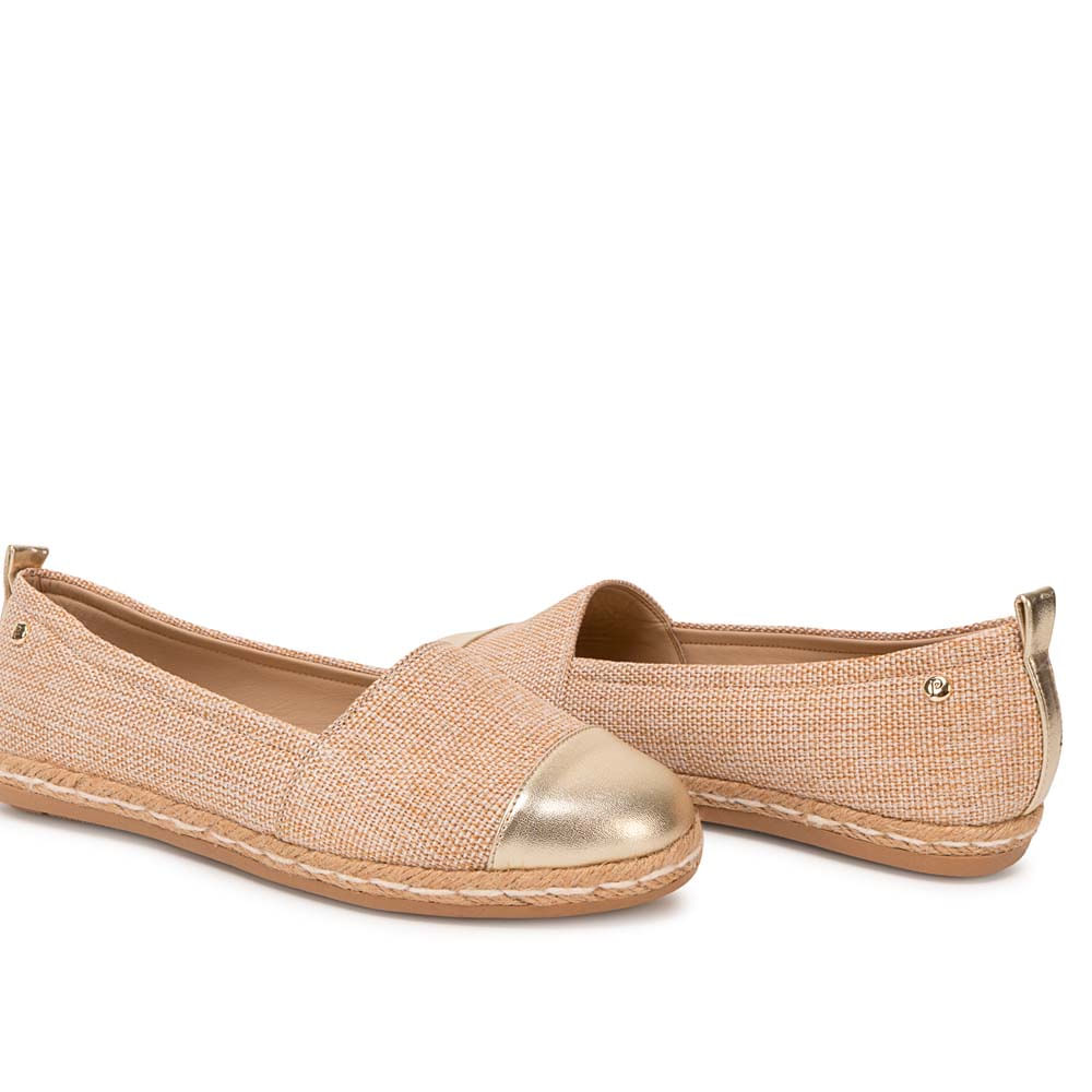 Zapato Alpargata Casual ALAY-2609 Beige/Dorado Piazza - Imagen 3