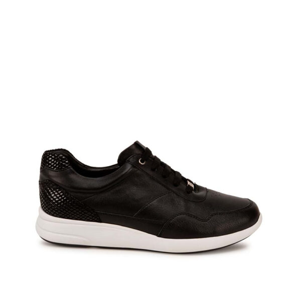 Zapatilla Casual ALE-2454 Negro Viale Cuero