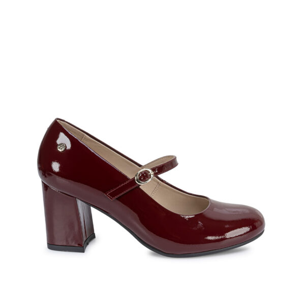 Zapato Reina Casual ALE-2637 Rojo Viale Cuero