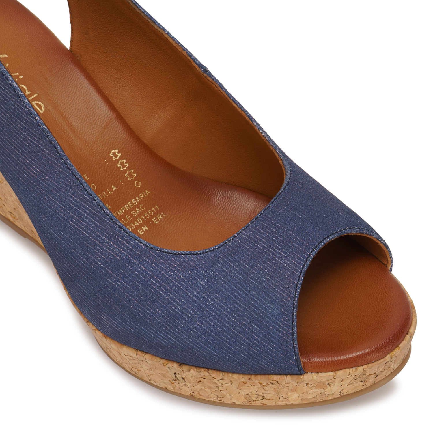 Sandalia Peep Toe Casual ALE-2638 Jean Viale Cuero - Imagen 11