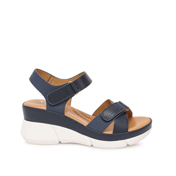 Sandalia D'orsay Casual ANA-2519 Azul Den ADV