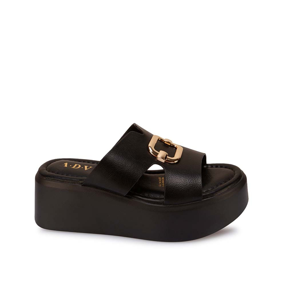 Sandalia Strap Casual ANA-2602 Negro ADV