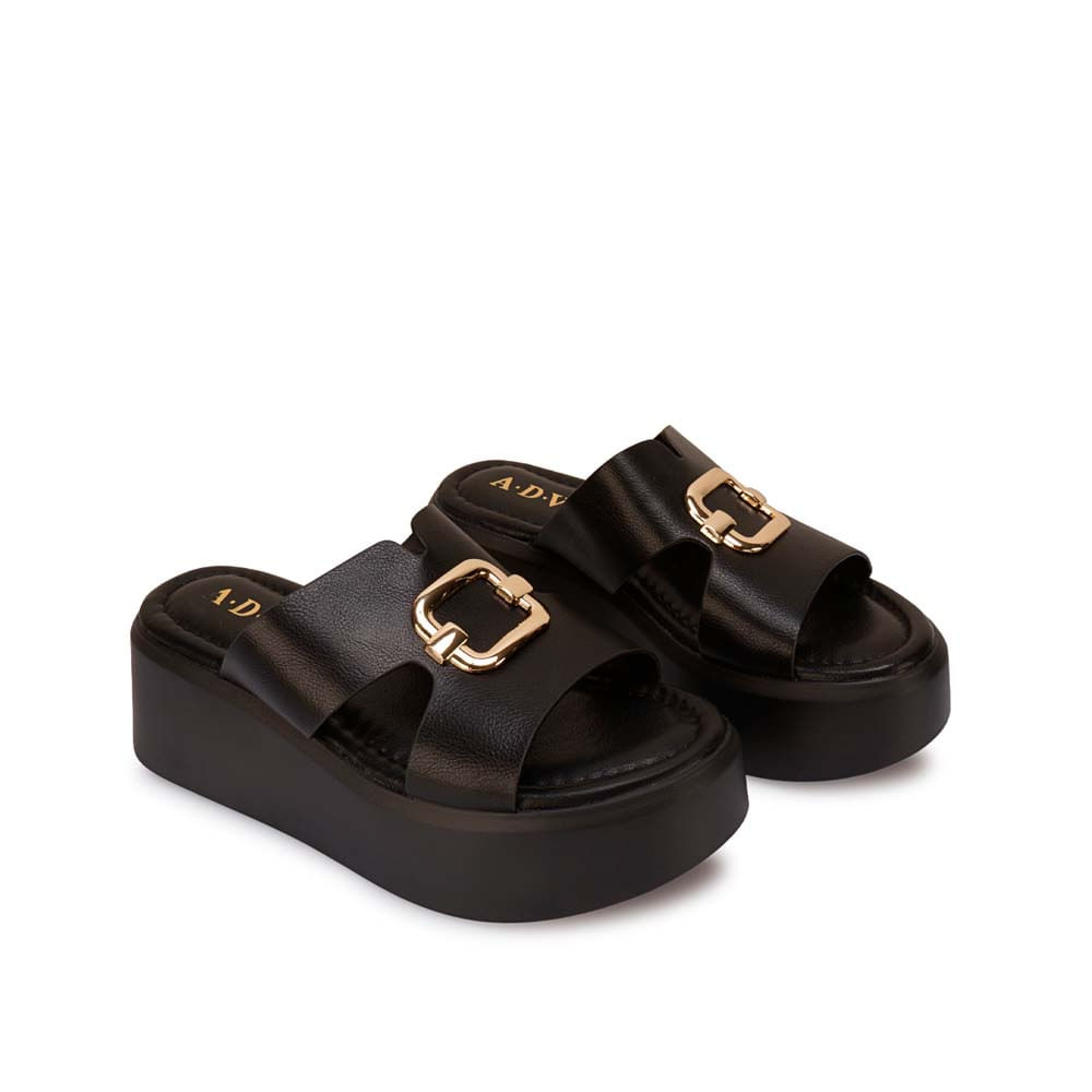 Sandalia Strap Casual ANA-2602 Negro ADV - Imagen 4