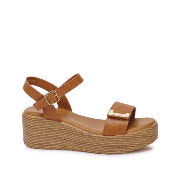 Sandalia D'orsay Casual ANA-2605 Natural ADV