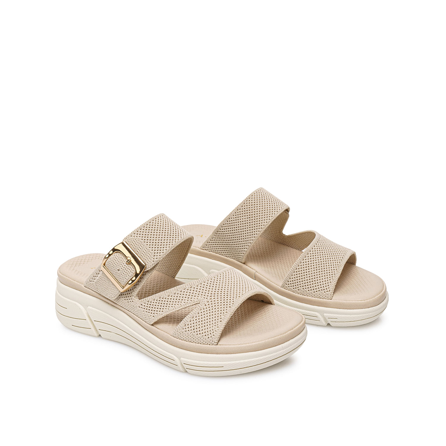 Sandalia Strap Casual ANA-2614 Hueso ADV - Imagen 4