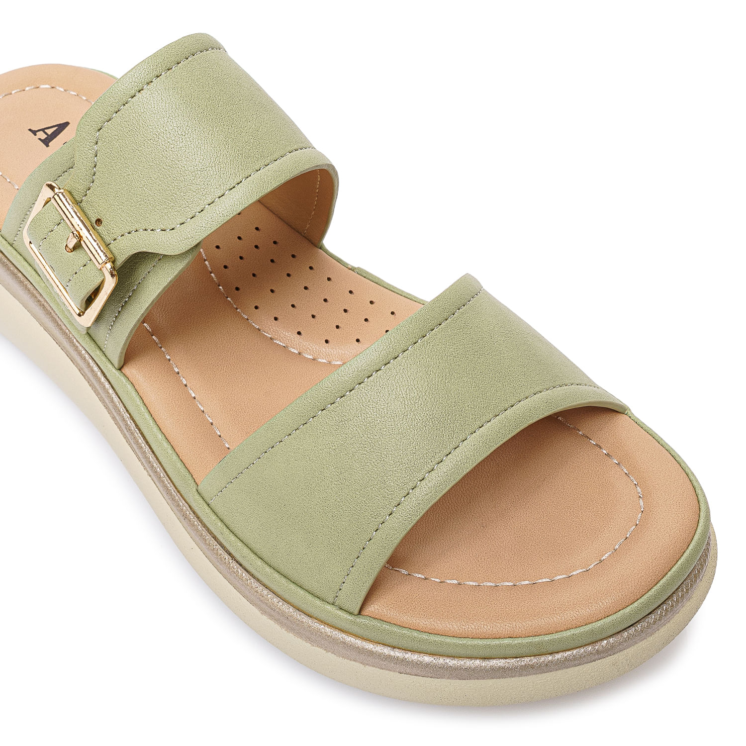 Sandalia Strap Casual ANA-2615 Verde/Menth ADV - Imagen 3