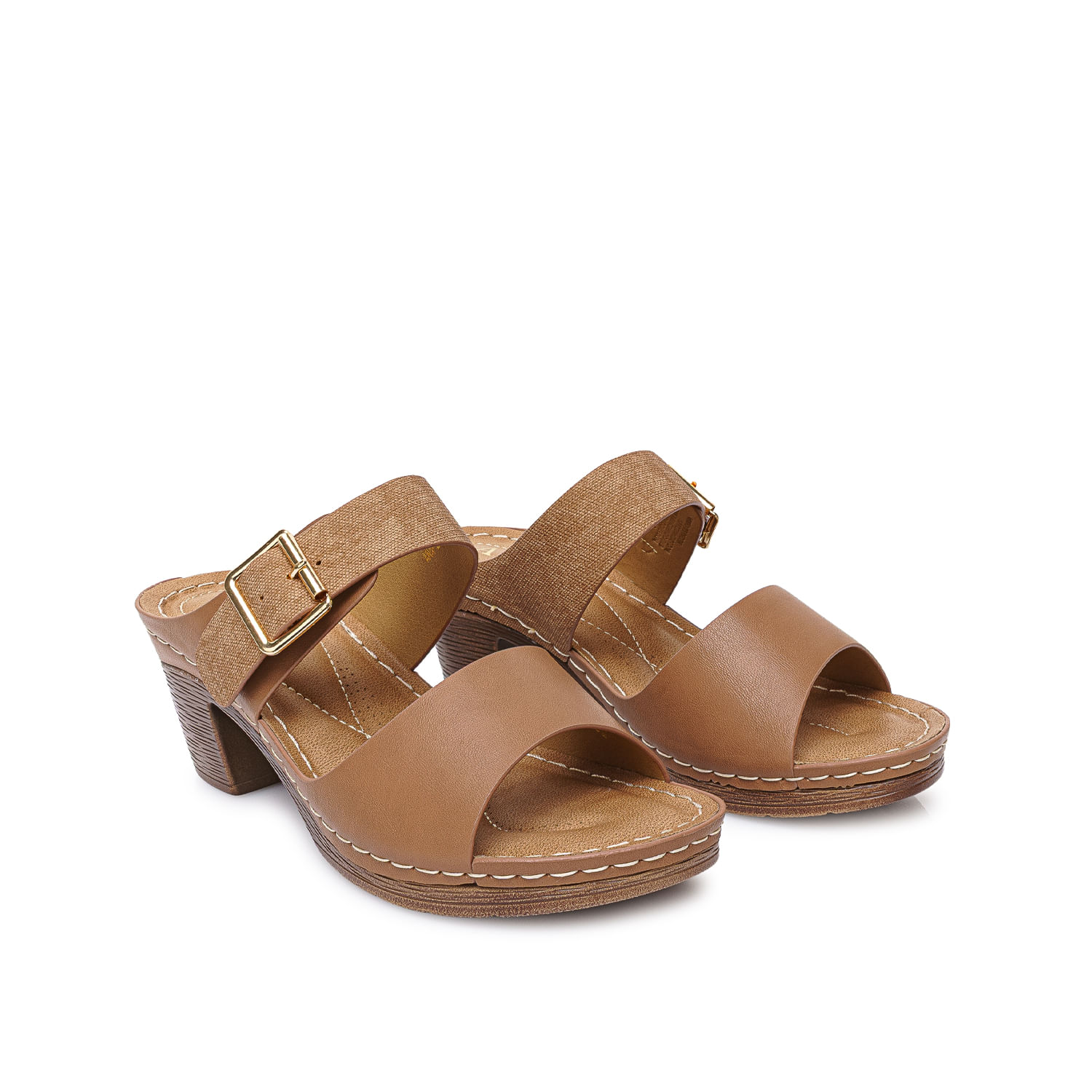 Sandalia Strap Casual ANA-2616 Mocca ADV - Imagen 4