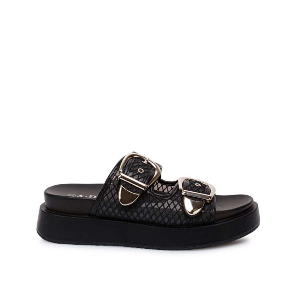 Sandalia Strap Casual ANA-2621 Negro ADV