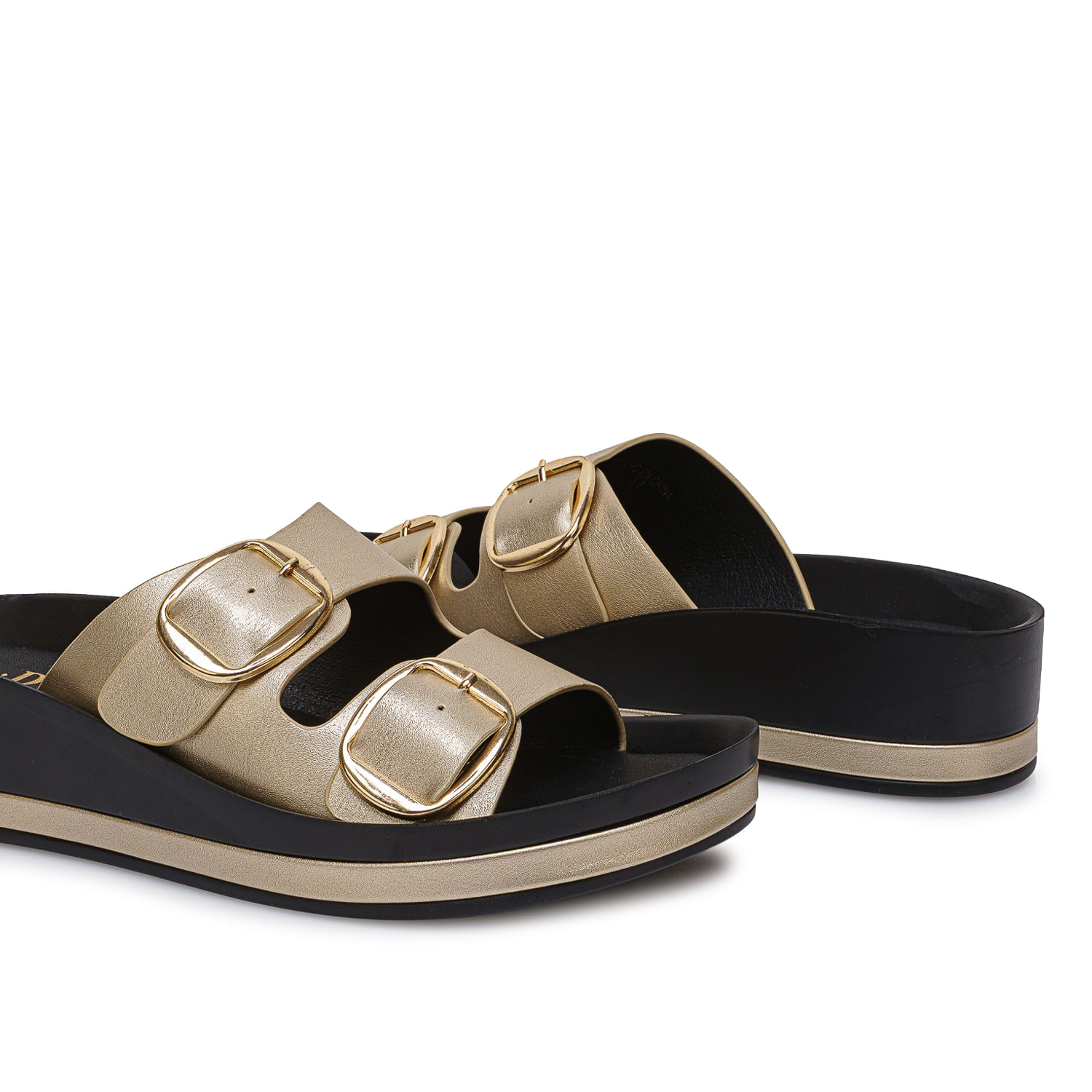 Sandalia Strap Casual ANA-2623 Dorado ADV - Imagen 2