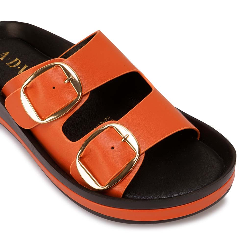 Sandalia Strap Casual ANA-2623 Naranja ADV - Imagen 2
