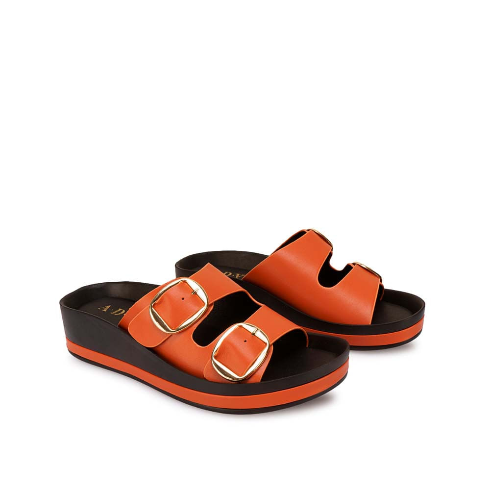 Sandalia Strap Casual ANA-2623 Naranja ADV - Imagen 4