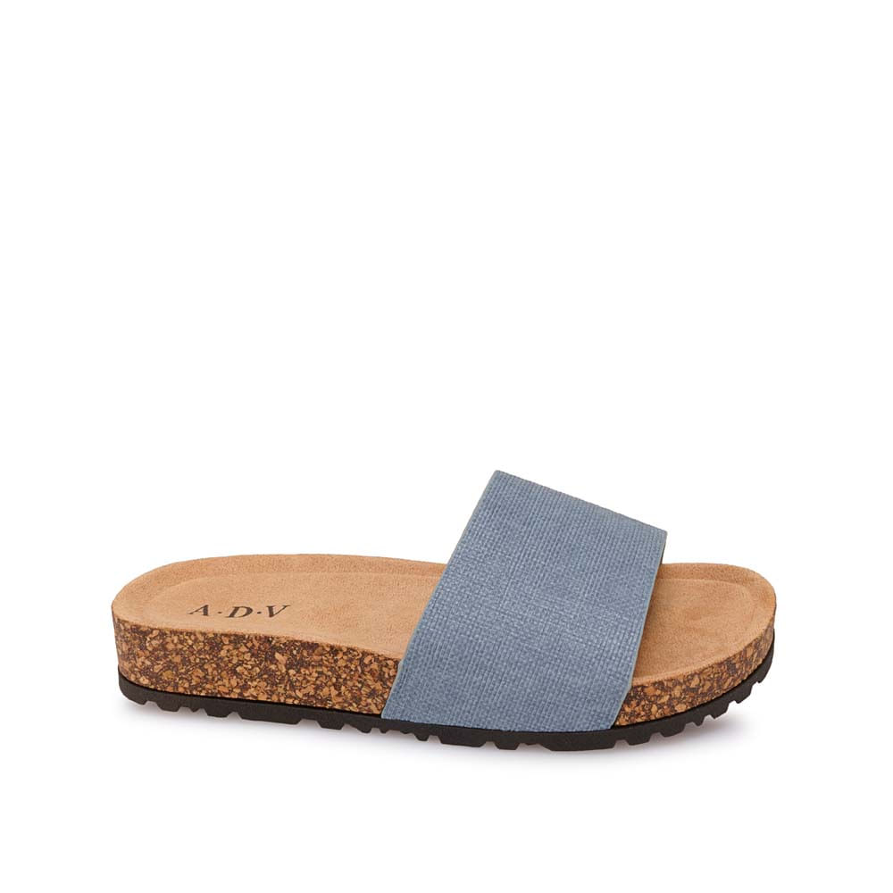 Sandalia Strap Casual ANA-2624 Celeste ADV