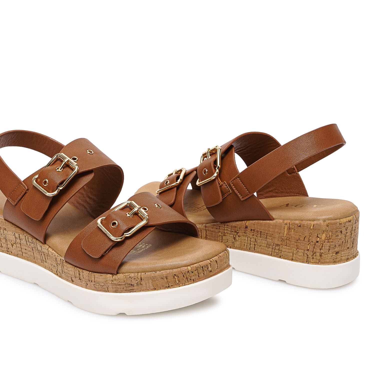 Sandalia Strap Casual ANA-2627 Natural ADV - Imagen 3
