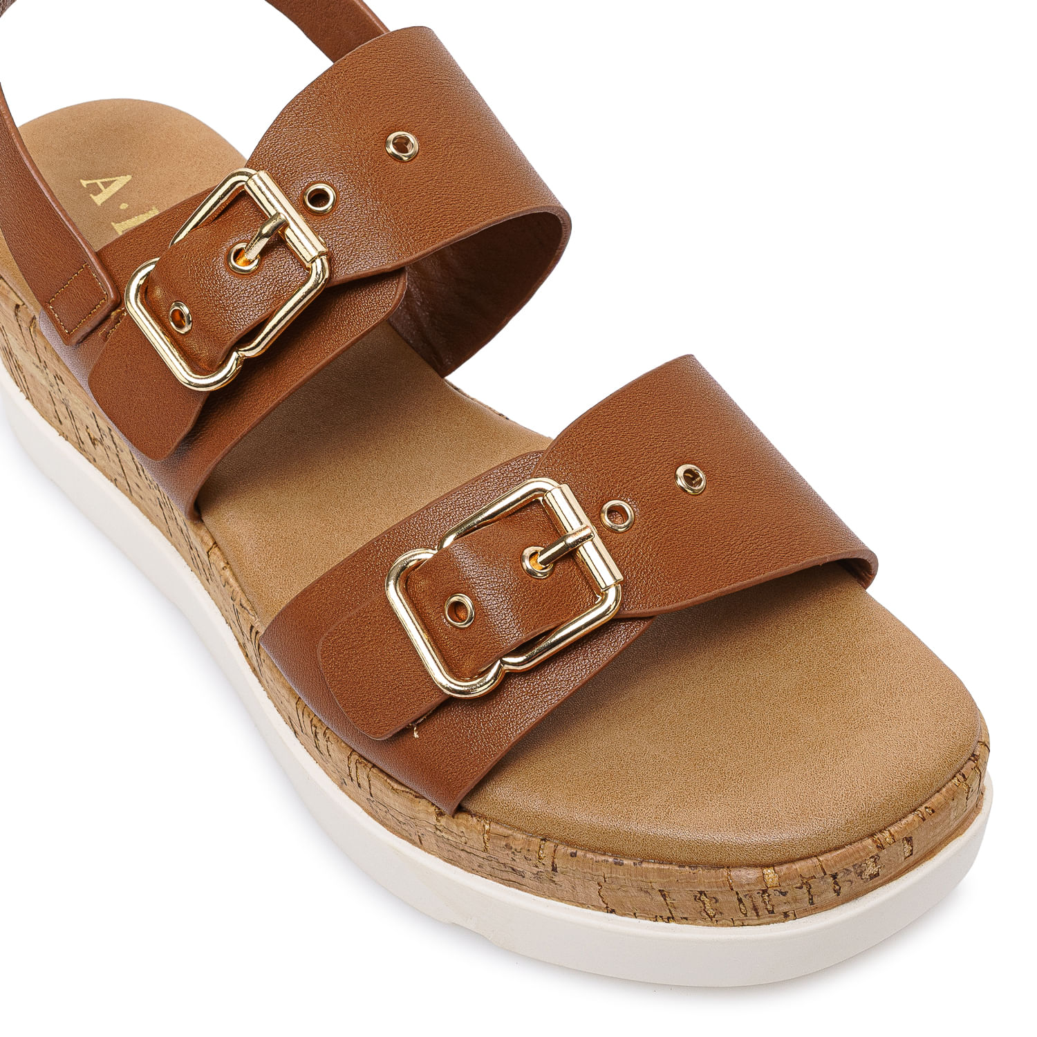 Sandalia Strap Casual ANA-2627 Natural ADV - Imagen 2