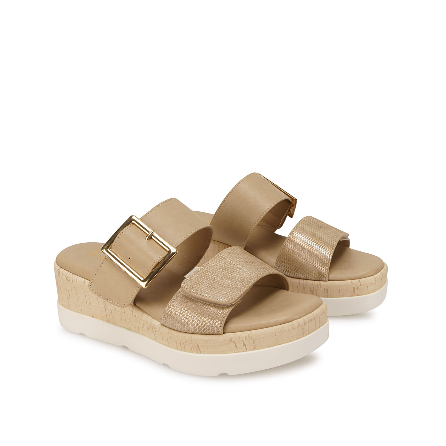 Sandalia Strap Casual ANA-2629 Champagne ADV - Imagen 4