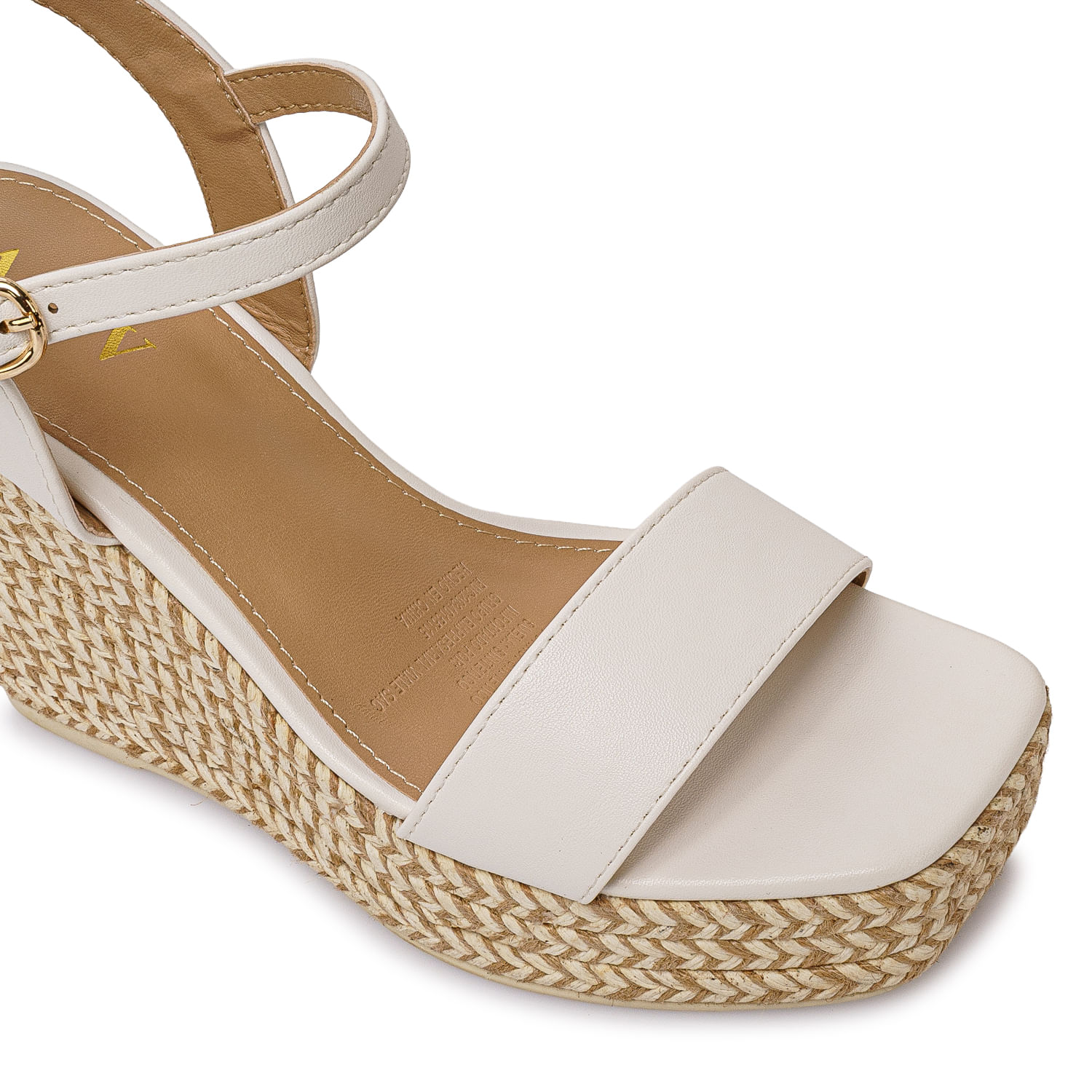 Sandalia D'orsay Casual ANA-2632 Blanco ADV - Imagen 2