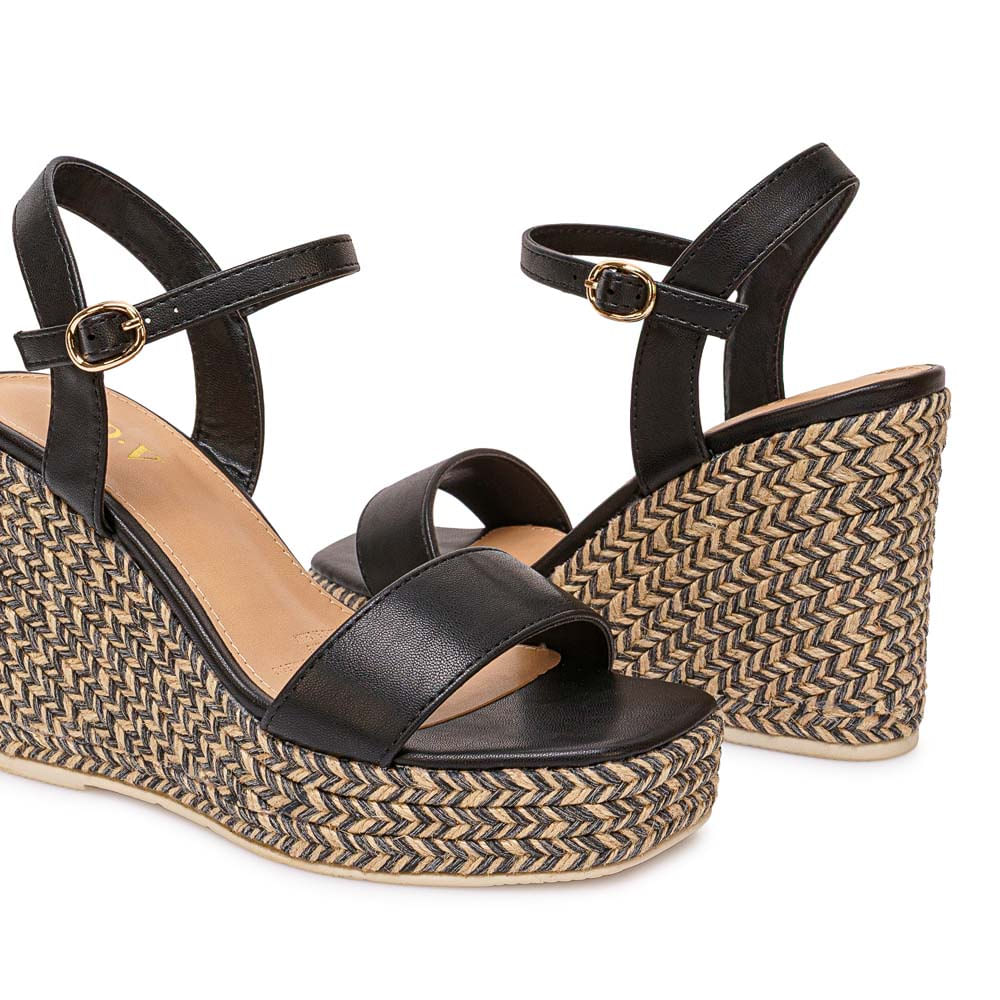 Sandalia D'orsay Casual ANA-2632 Negro ADV - Imagen 3