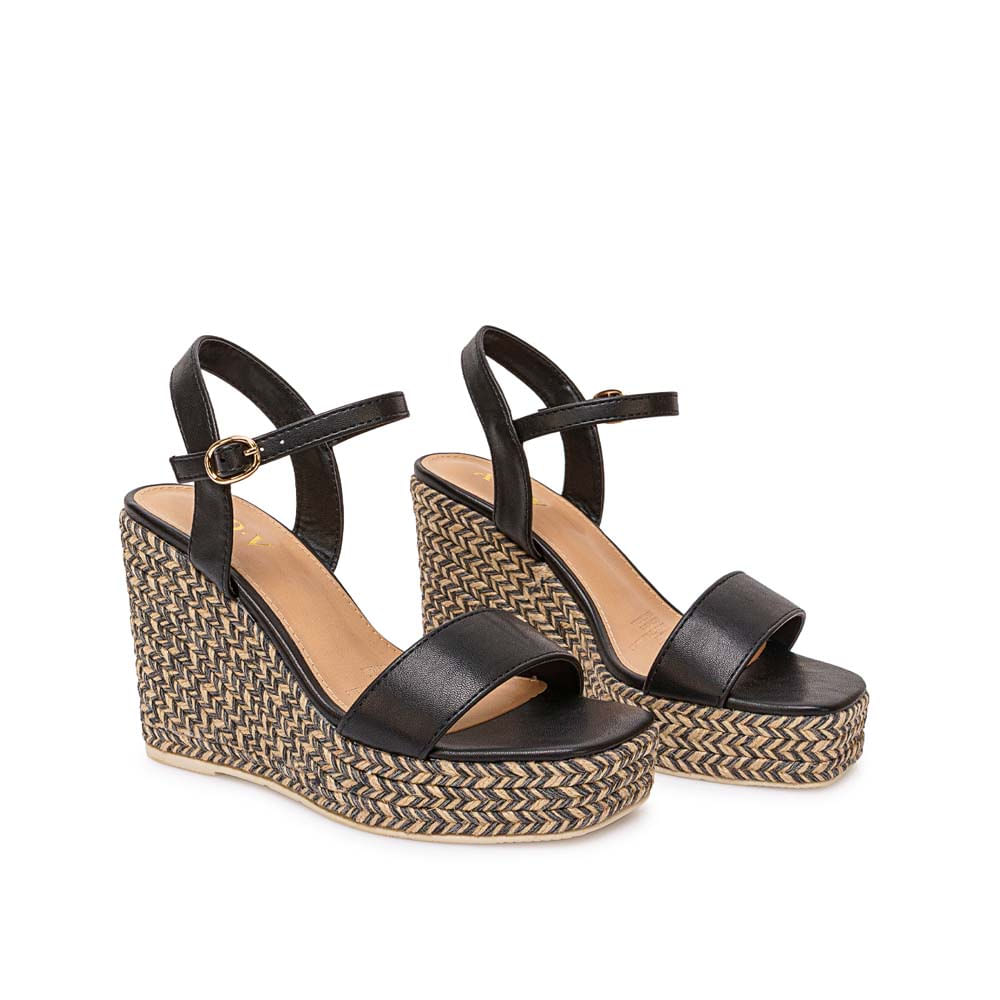 Sandalia D'orsay Casual ANA-2632 Negro ADV - Imagen 8