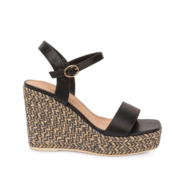 Sandalia D'orsay Casual ANA-2632 Negro ADV