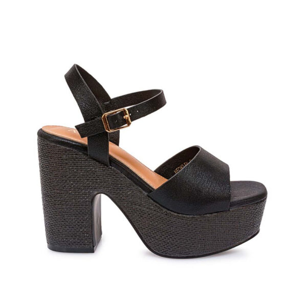 Sandalia D'orsay Casual ANA-2634 Negro ADV