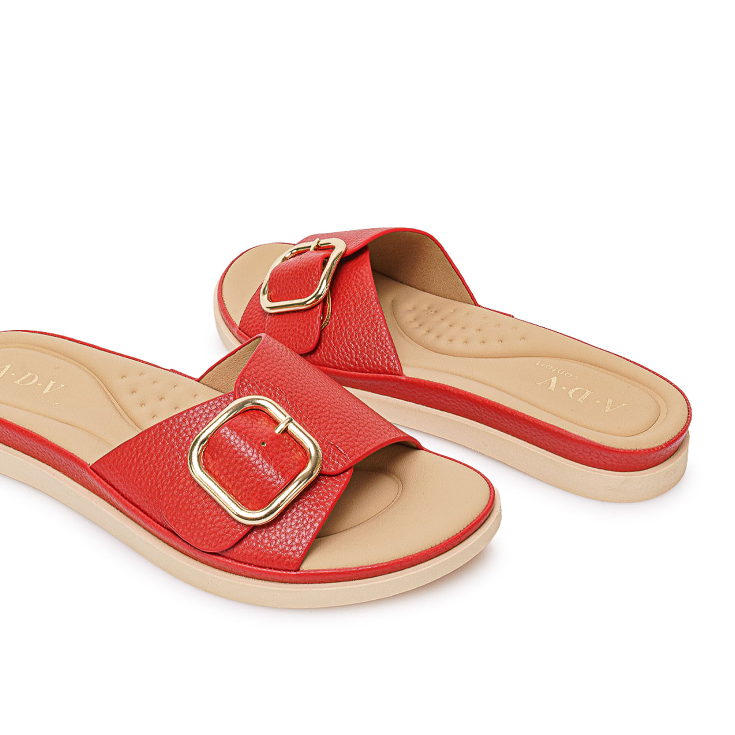 Sandalia Slide Casual ANA-2637 Rojo ADV - Imagen 2