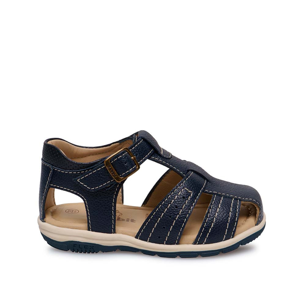 Sandalia Franciscana Casual ANGEL-2605 Azul Rabbit Cuero - Imagen 17