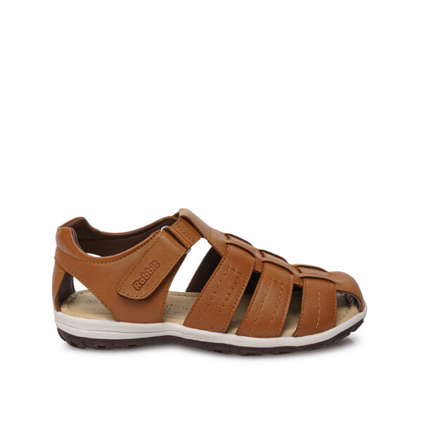 Sandalia D'orsay Casual ANGEL-2619 Habano Rabbit Cuero