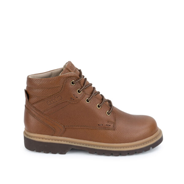 Botin Derby Casual ANGEL-2633 Miel Rabbit Cuero