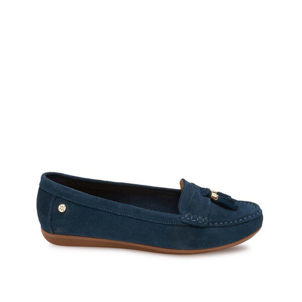 Zapato Mocasín Casual AVE-2640 Azul Viale Cuero