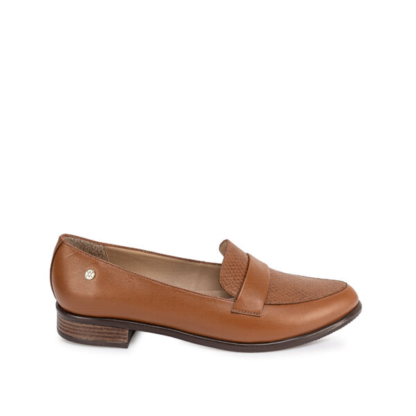 Zapato Mocasín Casual AVE-2641 Natural Viale Cuero