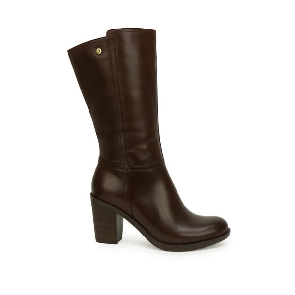 Bota Media Casual FER-2644 Canela Viale Cuero