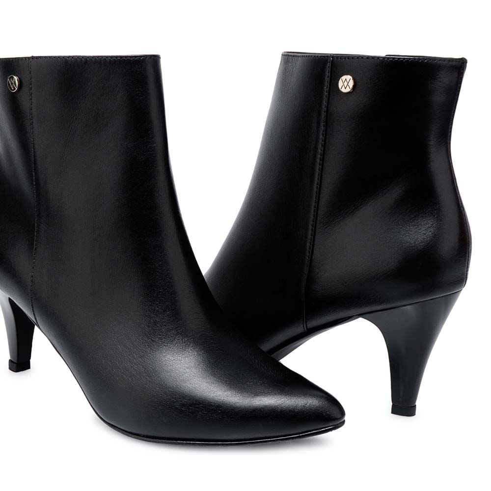 Botín Casual TATI-2550 Negro Viale Cuero - Imagen 3