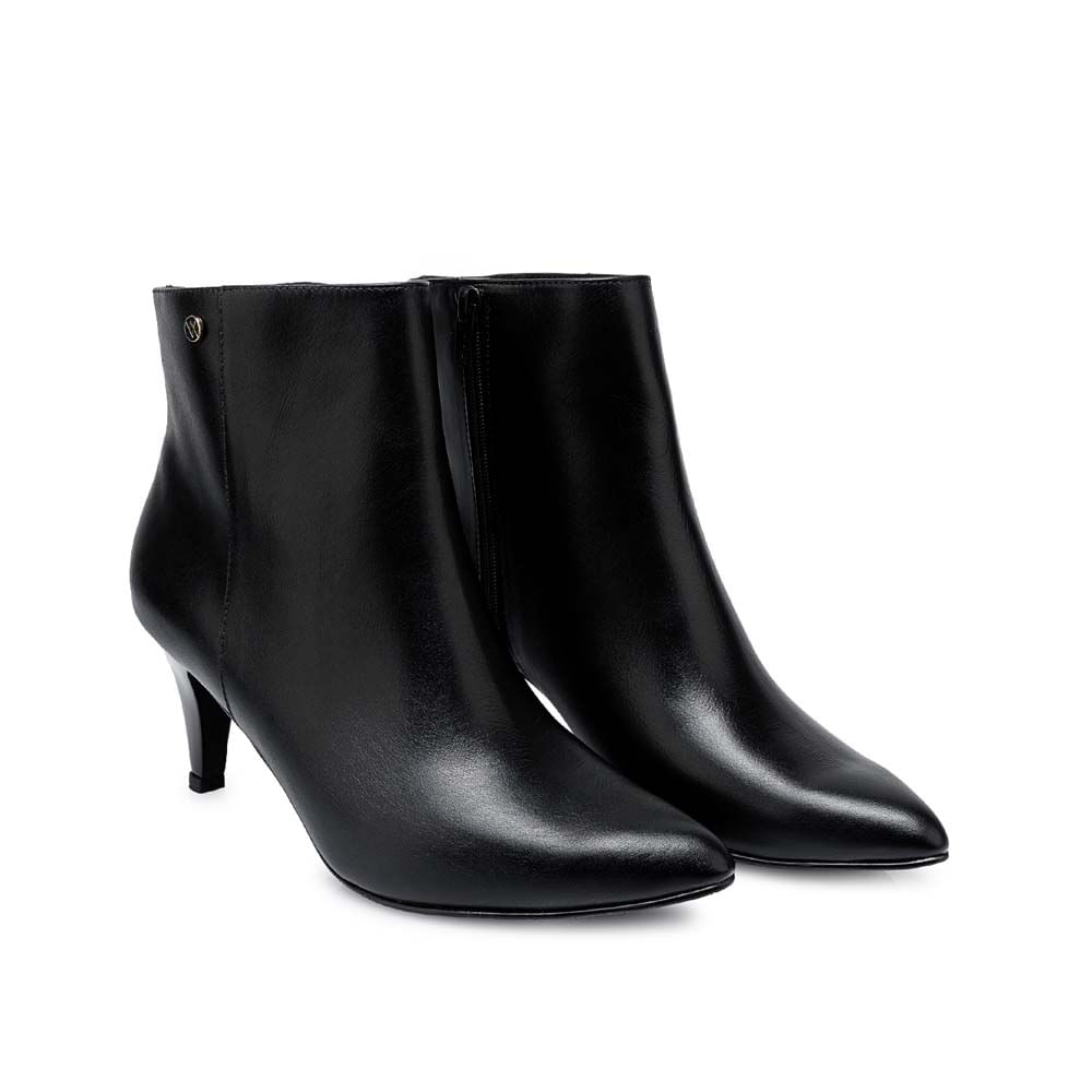 Botín Casual TATI-2550 Negro Viale Cuero - Imagen 4
