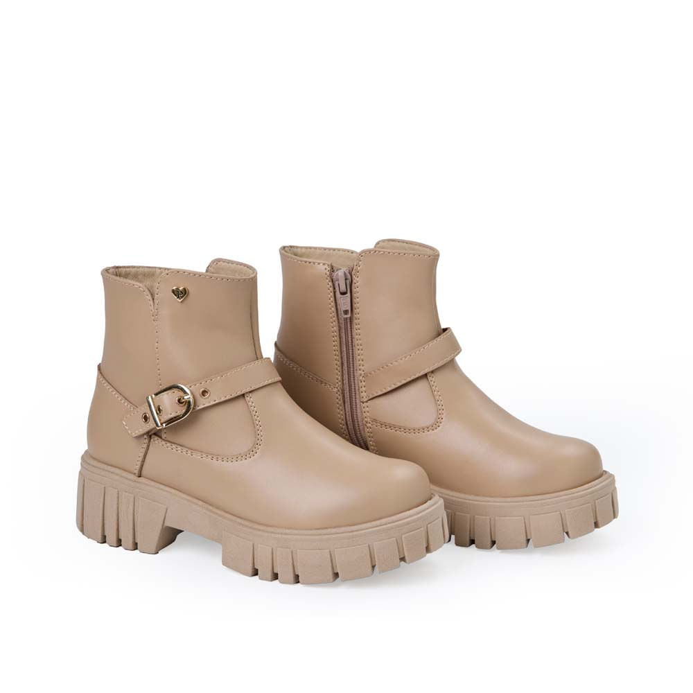 Botín Casual LIA-2526 Beige Piazza Kids - Imagen 8
