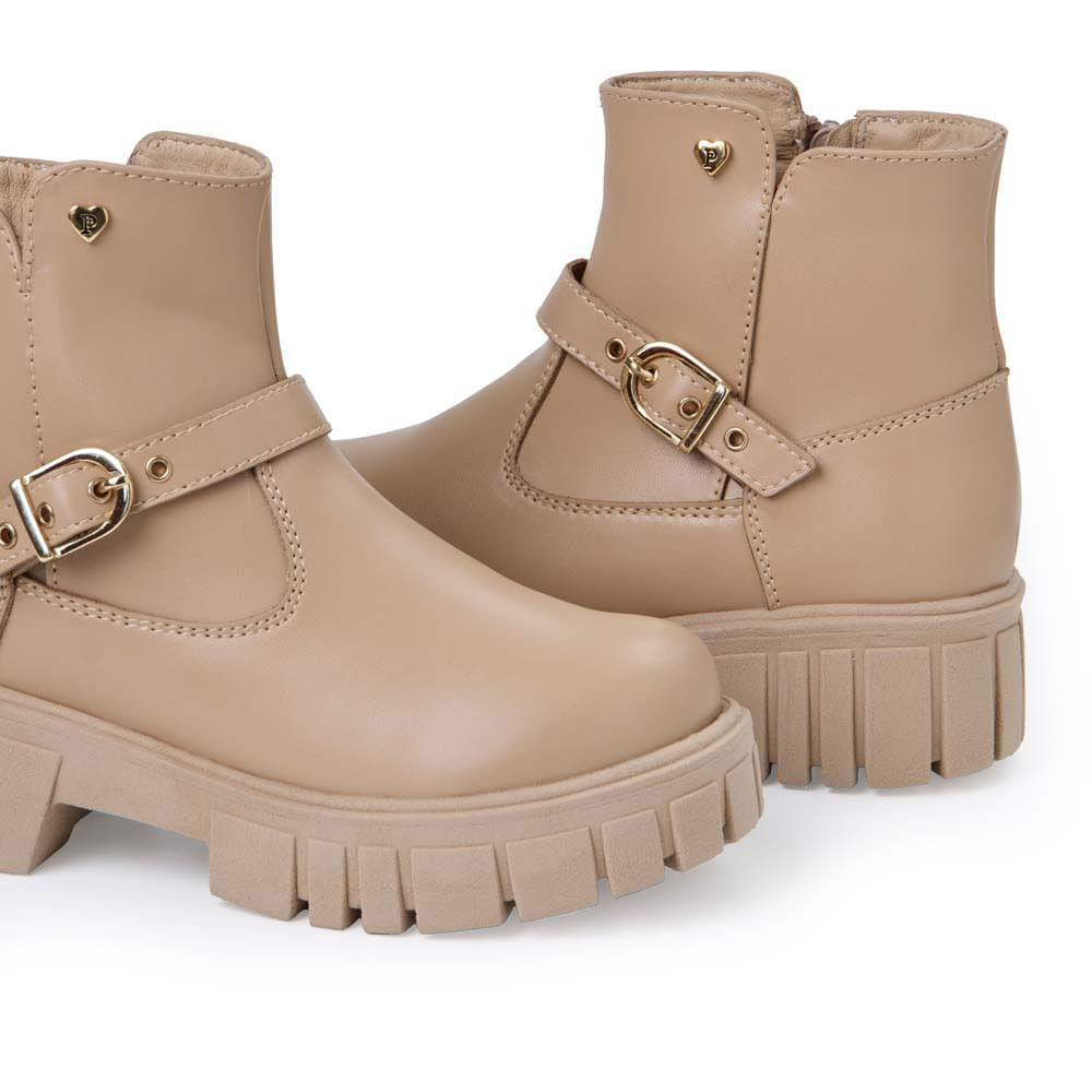 Botín Casual LIA-2526 Beige Piazza Kids - Imagen 7