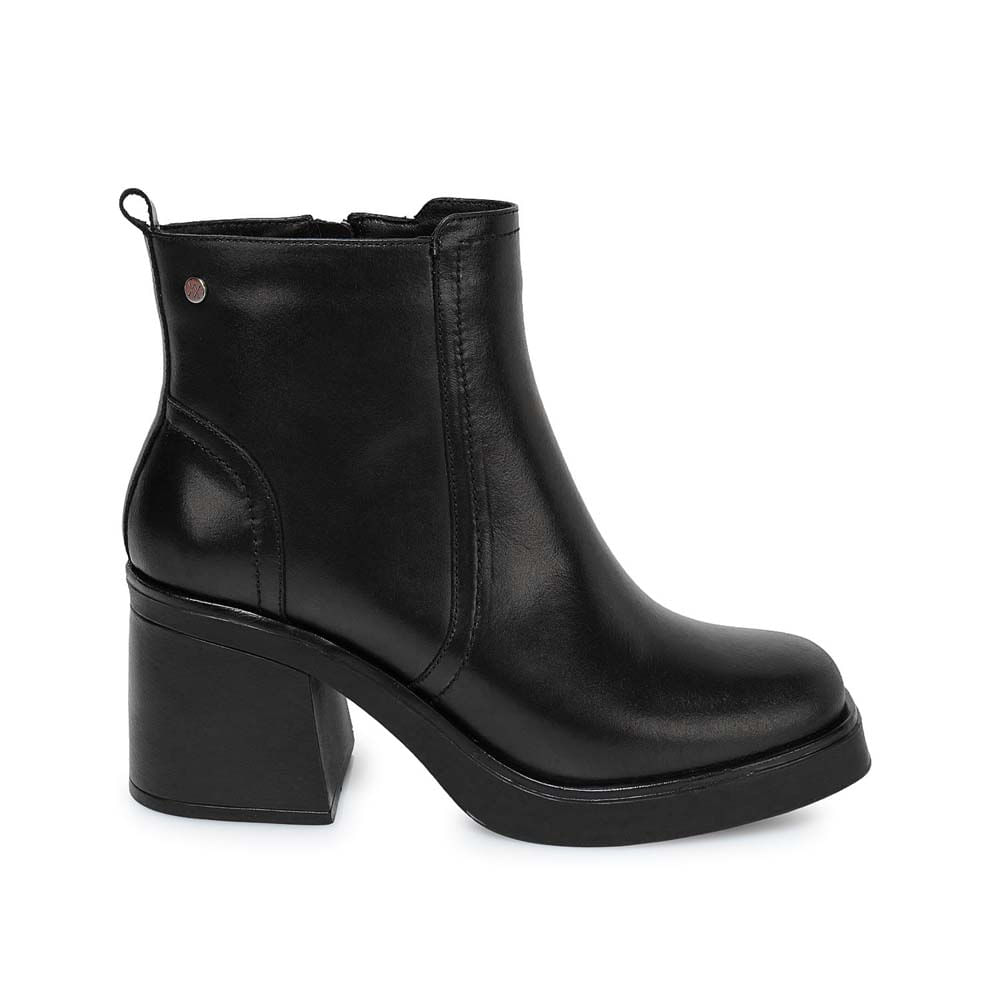 Botín Casual FER-2542 Negro Viale Cuero - Imagen 9
