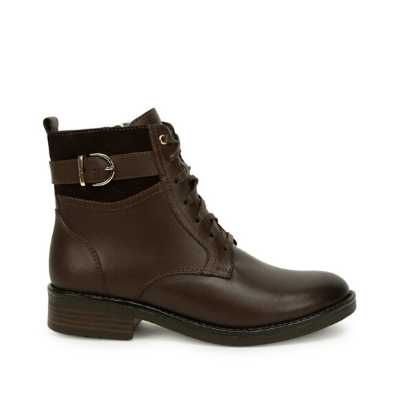 Botin Derby Casual LINDA-2626 Chocolate Viale Cuero
