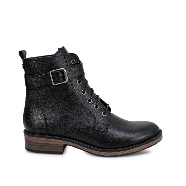 Botin Derby Casual RUSSO-2504B Negro Viale Cuero