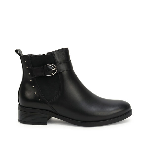 Botin Jodhpur Casual FER-2637 Negro Viale Cuero
