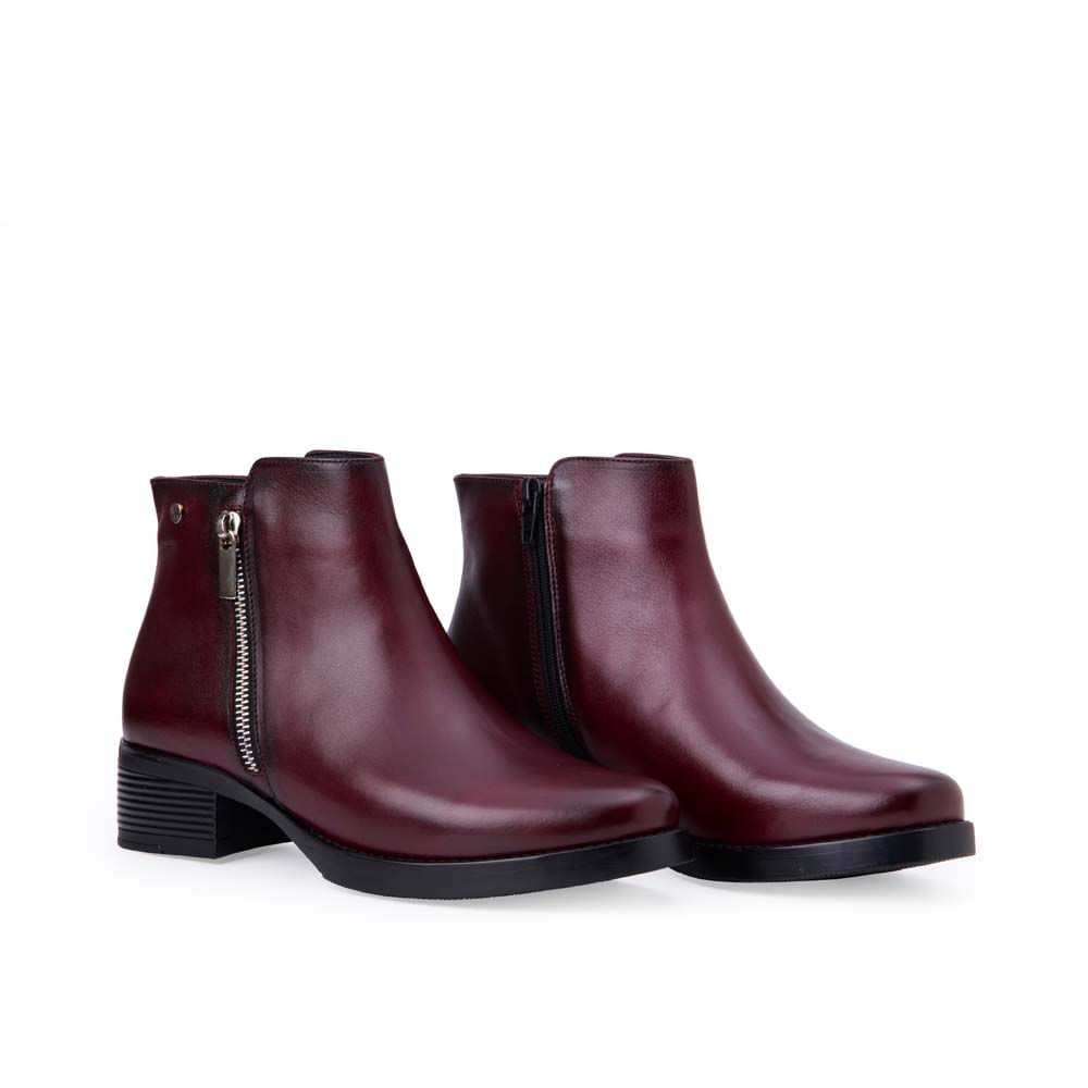 Botín Jodhpur Casual SOFI-2543 Cherry Viale Cuero - Imagen 4