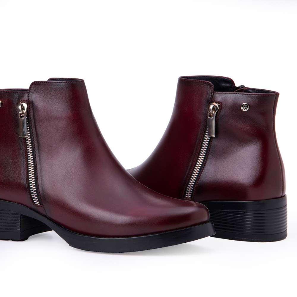 Botín Jodhpur Casual SOFI-2543 Cherry Viale Cuero - Imagen 7