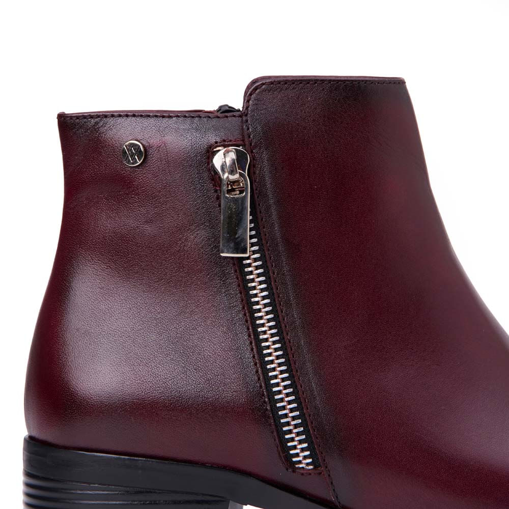 Botín Jodhpur Casual SOFI-2543 Cherry Viale Cuero - Imagen 6