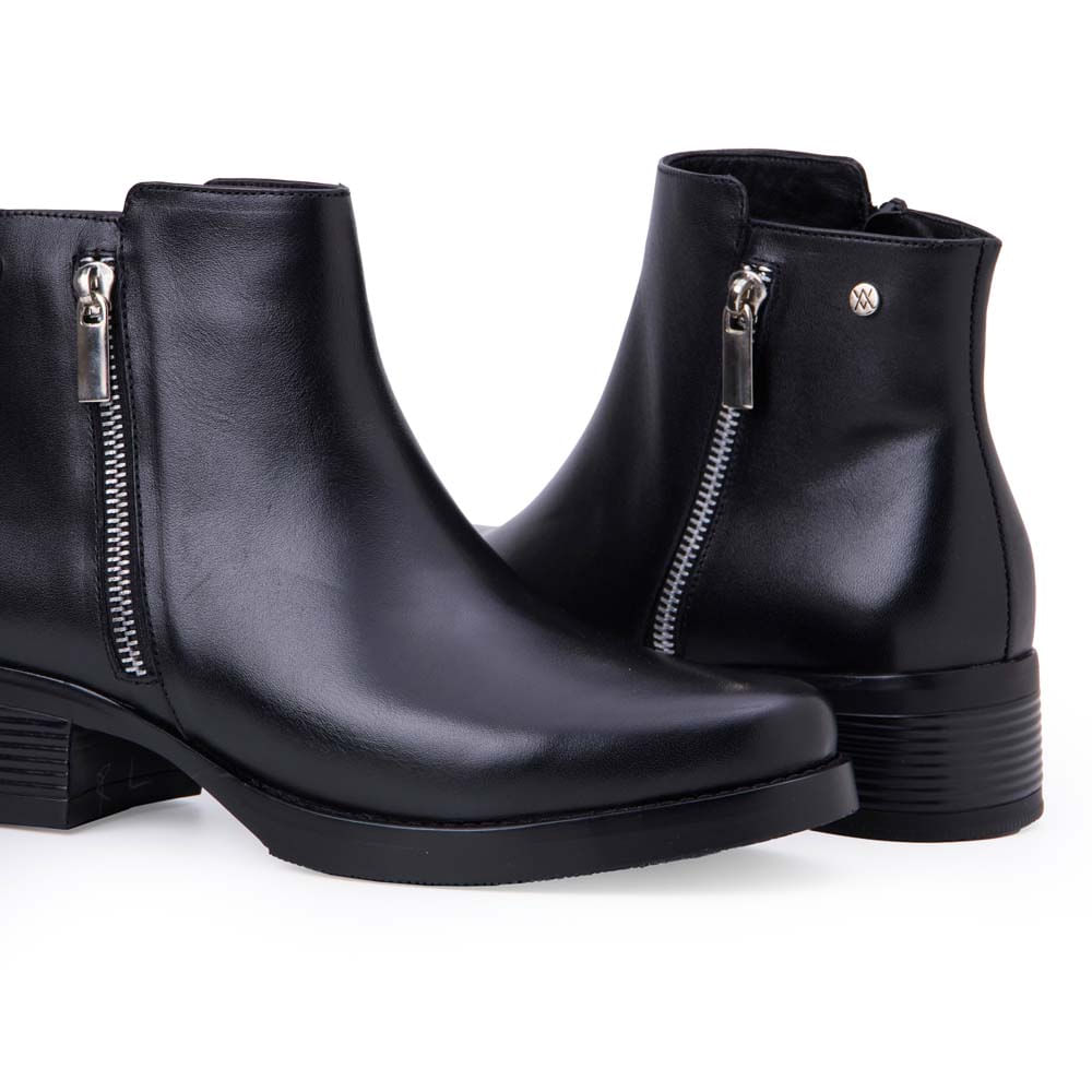Botín Jodhpur Casual SOFI-2543 Negro Viale Cuero - Imagen 3